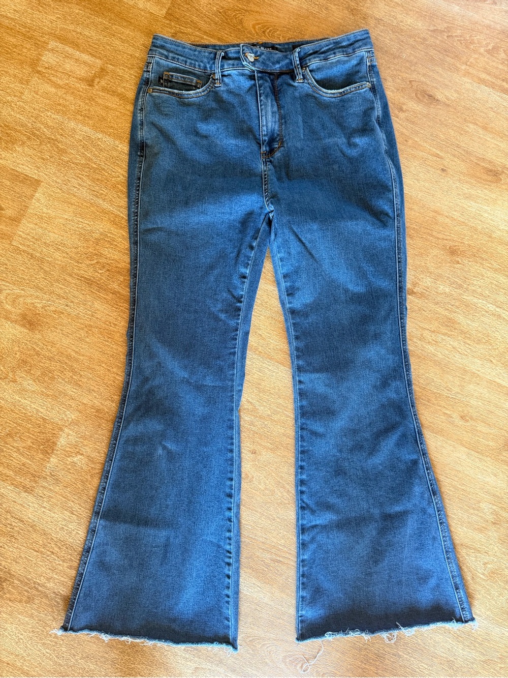 Judy Blue Dark Blue High-Rise Flare Jeans